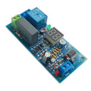 延时继电器模块 220V 无源输出 数码管显 触发计时JK13P 工控板