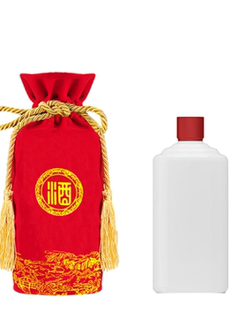 私人定制1斤装茅型瓶酒字绒布袋
