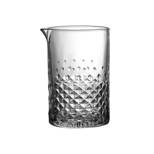 日式鸡尾搅拌杯子酒吧mixing glass玻璃刻花调酒搅拌杯调酒调酒杯