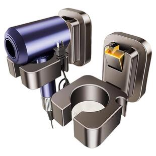 吸盘懒人吹风机支架置物架免打孔电吹风挂架风筒卫生间放置架神器