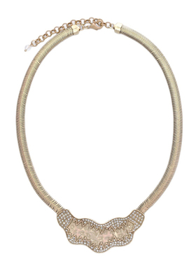 新款复古文艺微镶锆石项链