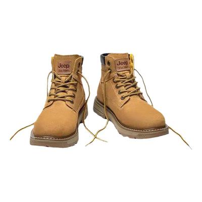 吉普马丁靴踢不烂大黄靴登山鞋