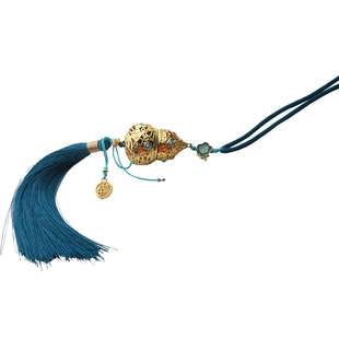 鎏金葫芦镂空香囊随身佩戴香囊球古风香薰球吊坠压襟熏香球挂坠