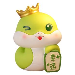 十二生肖蛇储存钱罐2026年新款只进不出成人儿童男女孩大容量摆件