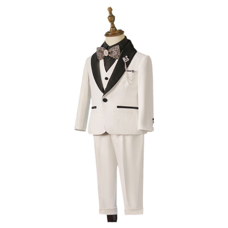 喜绒兔男童西装套装礼服演出西服