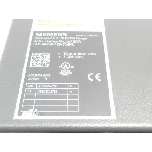 6SL3100-0BE31-2AB0 0BE31-2AB0电