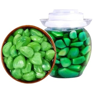 正宗腊八蒜山东翡翠糖醋泡蒜绿蒜腌制大蒜头特产咸菜下饭菜批发
