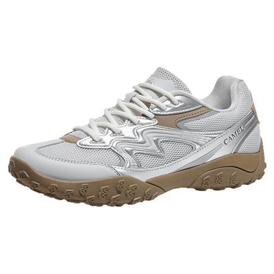 骆驼运动鞋女2025夏季新款运动厚底板鞋防滑登山鞋男女款德训鞋