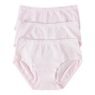 真维斯纯棉抑菌女童内裤白色全棉三角裤中大童纯白小女生舞蹈底裤