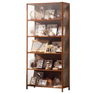 手办展示柜摆件家陈列柜家用防尘收藏储物柜收纳柜子产品置物货架