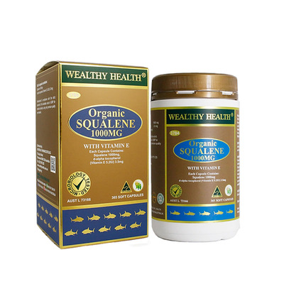 WealthyHealth角鲨烯2罐包邮