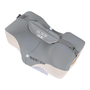 防侧睡枕头平躺仰睡神器法令纹助睡眠美容颈椎枕术后固定头部枕芯