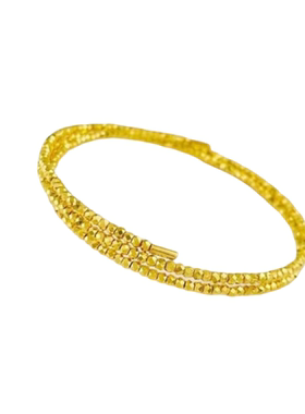 精致三生三世金色亮片爆闪手镯