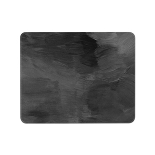 SUYA苏雅黑色渐变鼠标垫小号女生办公硬质垫子便携电竞游戏滑鼠垫