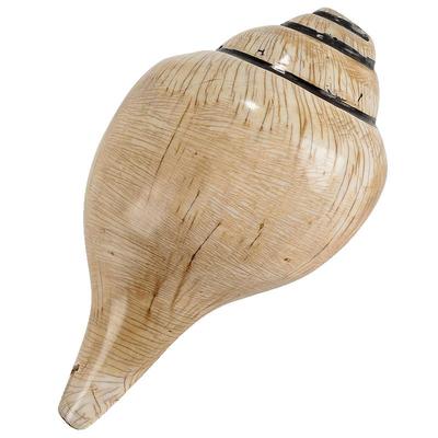 欧斯特尼泊尔手工飘带白海螺