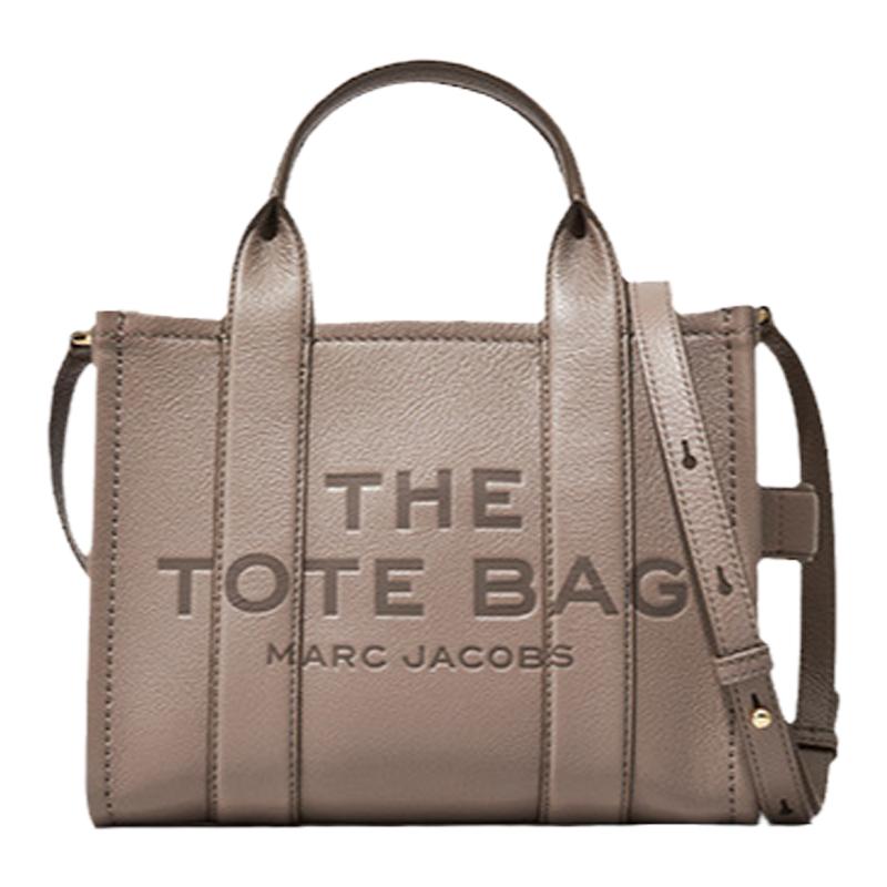 MARC JACOBS TOTE小号牛皮纯色托特包多巴胺穿搭