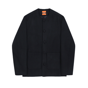 MRCYC韩系毛呢外套男韩系潮流翻领短款夹克春秋呢子上衣秋冬男装