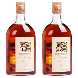 古越龙山 黄酒入药 清醇三年500ml花雕酒半干型黄酒阿胶专用 药用