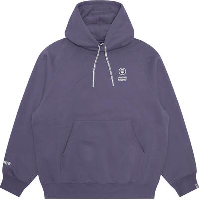 Aape字母休闲简约厚绒连帽卫衣