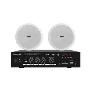 纽曼无线蓝牙吸顶音响家用天花吊顶音箱店铺餐厅商用有线背景广播