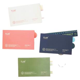 韩国JAMSTUDIO简约清新万年周计划本横款时间管理学习规划本6个月