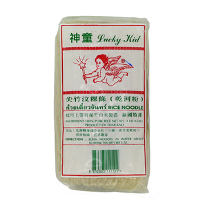 神童河粉粿条 泰国进口神童粗米粉米线方便干河粉越南河粉454g