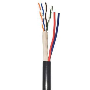 监控综合一体线网络线加电源8芯/4芯+2室外阻水线防冻防水耐高温