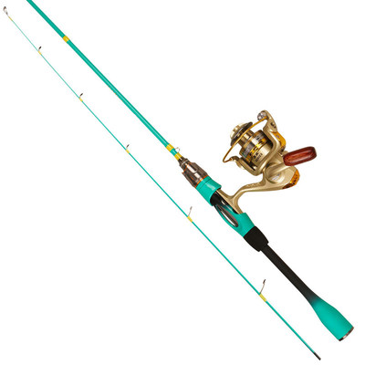 绿色ul调碳素马口竿弹射路亚套装