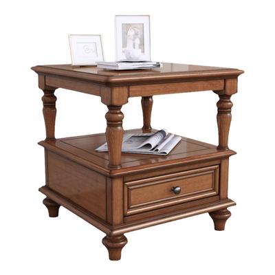 美式乡村全实木小茶几边几