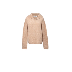 D-HARRY/迪哈利冬季新款时尚百搭粉色套头毛衣DH234C96636D