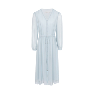 【青丝语】JESSIE26年秋季新款轻奢真丝连衣裙长袖优雅气质法式裙