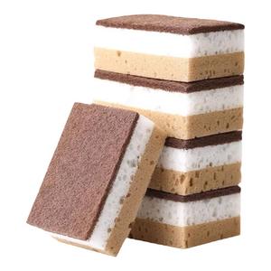 洗碗海绵块百洁布家用清洁厨房用品锅刷碗神器不沾油洗碗布海绵擦