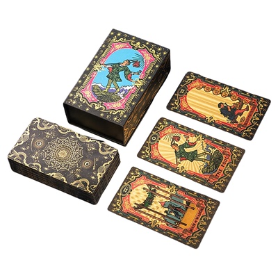 塔罗牌正版典藏pet烫金卡牌全套