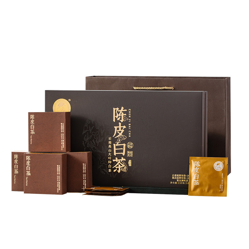 澜沧古茶陈皮白茶3年老贡眉
