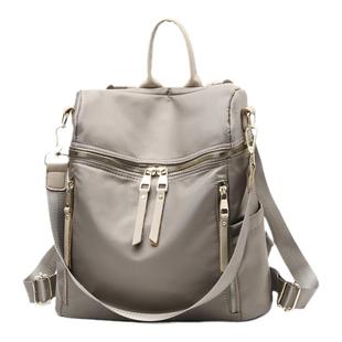 双肩包包女2025新款韩版大容量秋冬百搭书包牛津布帆布背包旅行包