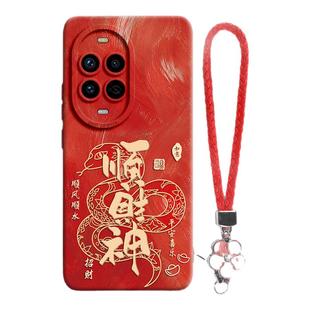 羽纱顺财神适用华为Nova13手机壳13pro新款12ultra新年nova12保护套nove11蛇年novo10女nava本命年novo硅胶