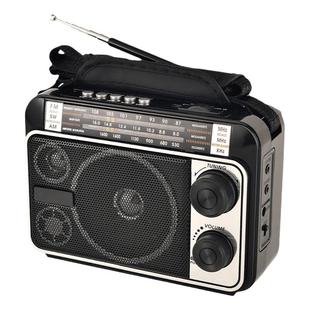 全波段插卡多功能蓝牙收音机便携式老年音箱精准调频mp3半导体