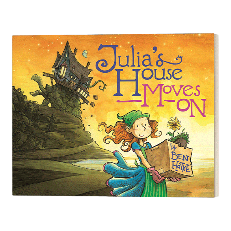 英文原版绘本 Julia's House Moves On 朱莉娅的房子3 继续前进 精装绘本 英文版 进口英语原版书籍