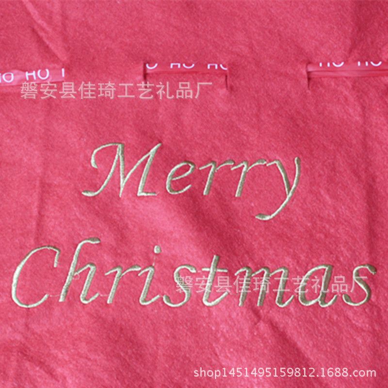 新款直销特大号无纺布立体圣诞老人背包礼品袋子礼物袋圣诞节圣诞