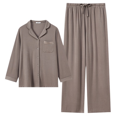 伊维斯拿铁睡衣家居服套装