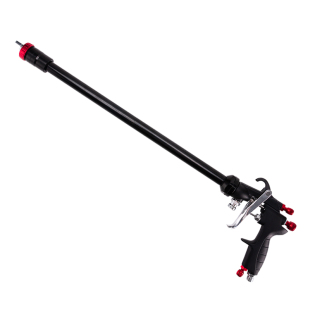 油漆高雾化加长喷漆枪彩钢瓦防锈漆喷涂枪除甲醛长杆油漆喷枪气动