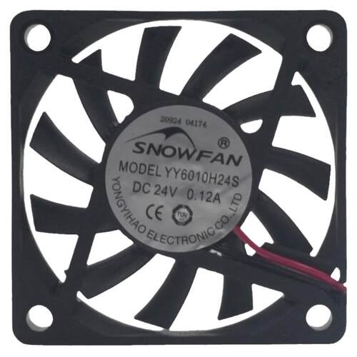 SNOWFAN 6CM 6010静音24V散热风扇直流电源风扇风机YY6010H24S