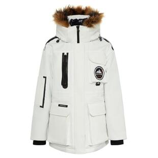 【成毅同款】雪中飞春季鹅绒工装男女羽绒服貉子毛领情侣装外套