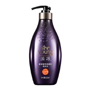 滋源氨基酸生姜修护强根固发强韧发丝无硅油洗发水露膏535ml