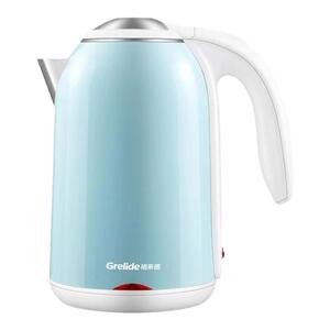 Grelide/格来德 D1702K家用电热水壶双层防烫304不锈钢保温烧水壶