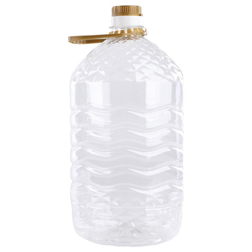 透明pet塑料油壶家用加厚花生山茶油桶5L10斤高端油瓶食用酒桶