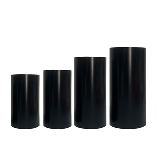 婚庆方柱圆筒甜品台几何长方形路引铁艺摆件婚礼迎宾桌台花器摆件