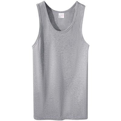 浪莎男士纯棉粗螺纹运动健身背心