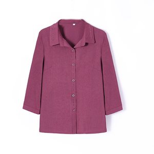 妈妈衬衫加肥加大200斤夏装