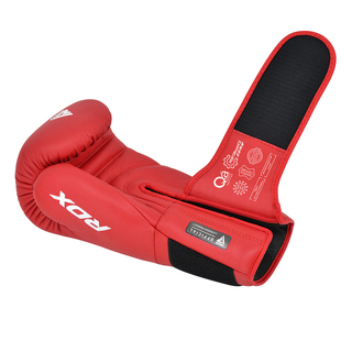 RDX牛皮拳击手套IBA认证男专业散打真皮拳套泰拳自由搏击沙袋比赛